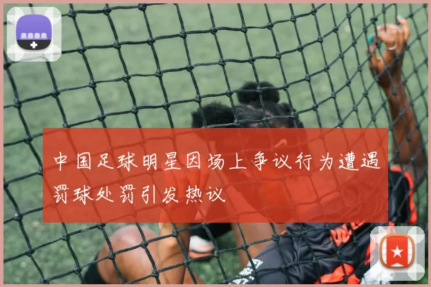 中国足球明星因场上争议行为遭遇罚球处罚引发热议